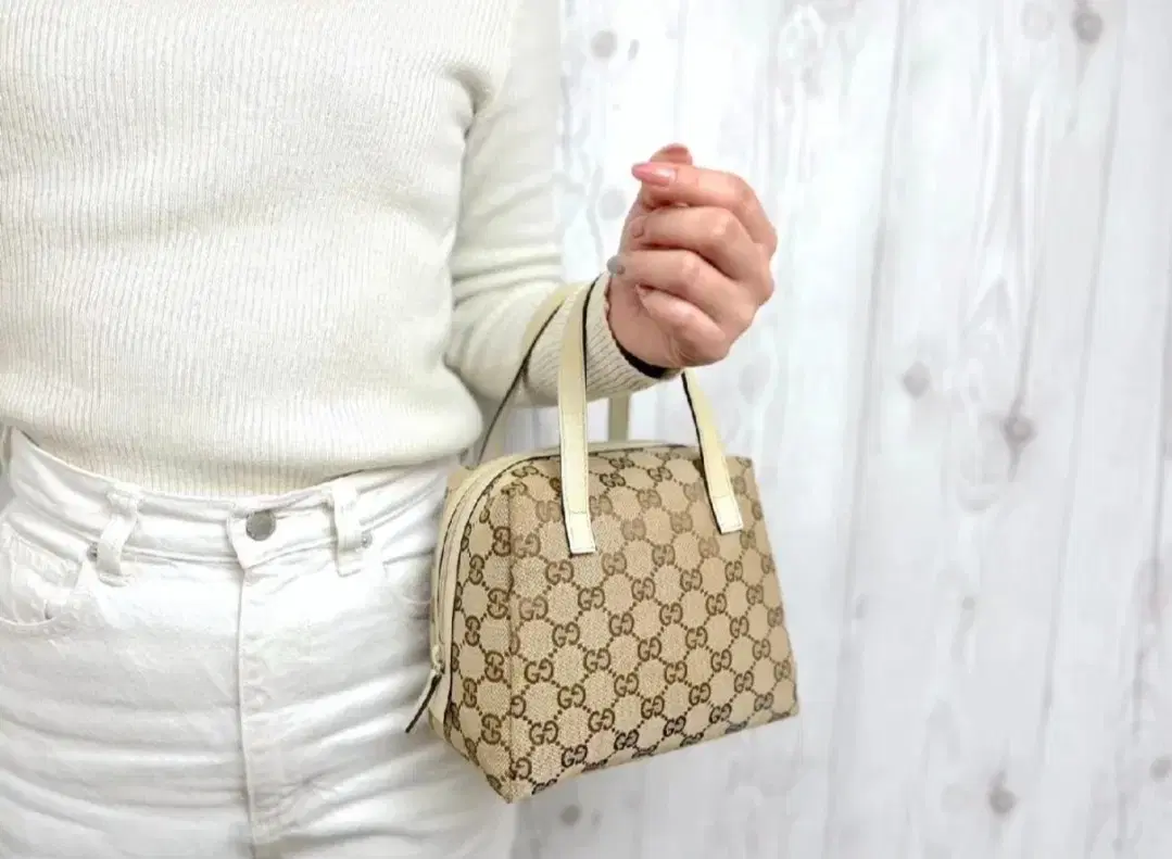 GUCCI 구찌 자가드 초미니 토트백 19 x 16size